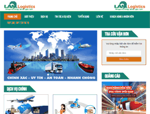 Tablet Screenshot of lamlogistics.com